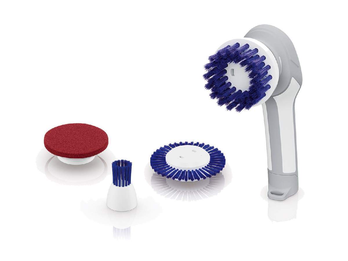 SILVERCREST® Elektrische Reinigungsbürste »SRB 6 A1« mit 4 Aufsätzen
